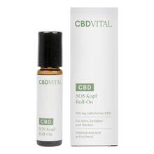 Abbildung: CBD VITAL CBD SOS Kopf Roll-on 10 ml, Öl PZN 18225509 