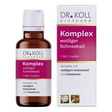 Abbildung: Komplex wolliger Schneeball Haselnuss Dr.Koll Tro. 50 ml, Tropfen PZN 18230433 