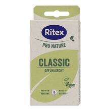 Abbildung: RITEX PRO NATURE CLASSIC vegan Kondome 8 St, Kondome PZN 18232426 