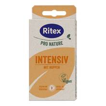 Abbildung: RITEX PRO NATURE INTENSIV vegan Kondome 8 St, Kondome PZN 18232449 