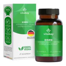 Abbildung: Eisen Aktiv Eisenbisglycinat vegan hochdos.Kapseln 120 St, Kapseln PZN 18238400 