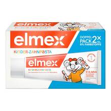Abbildung: Elmex Kinderzahnpasta 2-6 Jahre Duo Pack 2X50 ml, Zahnpasta PZN 18241916 