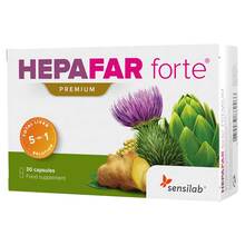 Abbildung: Sensilab Hepafar forte Premium Kapseln 30 St, Kapseln PZN 18247741 