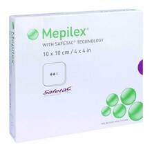 Abbildung: MEPILEX 10x10 cm Schaumverband 5 St, Verband PZN 18255611 