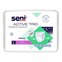 Abbildung: SENI Active Trio Inkontinenzpants L 10 St PZN 18255924 