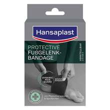 Abbildung: Hansaplast Fußgelenk-Bandage verstellbar 1 St, Bandage PZN 18256728 