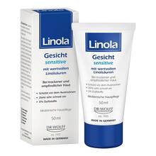Abbildung: Linola Gesicht sensitive Creme 50 ml, Creme PZN 18294982 