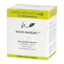 Abbildung: Natur-Nahrung Herz & Kreislauf 1x tgl.Weichkapseln 105 St, Weichkapseln PZN 18295616 