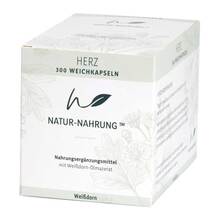 Abbildung: Natur-Nahrung Herz Weißdorn Weichkapseln 300 St, Weichkapseln PZN 18295651 