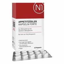 Abbildung: N1 Appetitzügler Kapseln forte 42 St, Kapseln PZN 18295958 