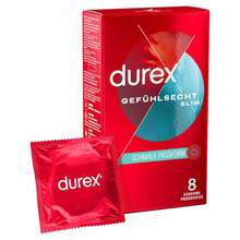 Abbildung: DUREX Gefühlsecht Slim Kondome 8 St, Kondome PZN 18304172 