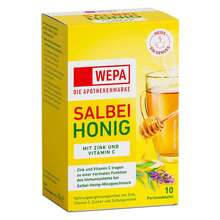 Abbildung: Wepa Salbei + Honig+Vitamin C+Zink Pulver 10X10 g, Pulver PZN 18336930 