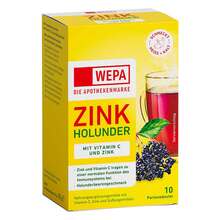 Abbildung: Wepa Zink Holunder + Vitamin C +Zink Pulver 10X10 g, Pulver PZN 18336982 