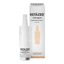 Abbildung: Ketazed 0,25 mg / ml Augentrohne Lösung unkonserviert 1X10 ml, Augentropfen PZN 18352722 