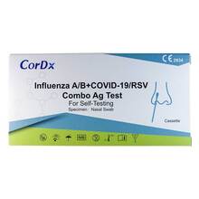 Abbildung: Cordx Influenza A / B + Covid-19/RSV Combo Ag Laie Nas 1 St, Test PZN 18354951 