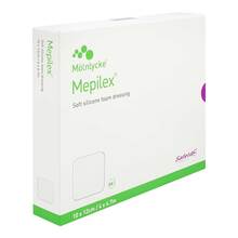 Abbildung: MEPILEX 10x12 cm Schaumverband 5 St, Verband PZN 18361253 