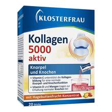 Abbildung: Klosterfrau Kollagen 5000 aktiv Granulat Sticks 20 St, Granulat PZN 18378383 