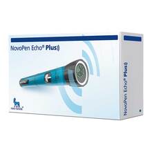 Abbildung: Novopen Echo Plus Injektionsgerät blau 1 St PZN 18380457 