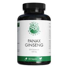 Abbildung: Green Naturals Panax Ginseng hochdos.vegan Kapseln 180 St, Kapseln PZN 18386773 