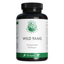 Abbildung: Green Naturals Wild Yam hochdosiert vegan Kapseln 180 St, Kapseln PZN 18386804 