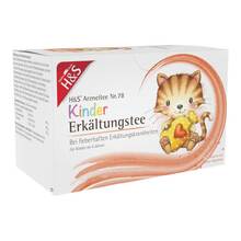 Abbildung: H&S Kinder Erkältungstee Filterbeutel 20X1.5 g, Filterbeutel PZN 18437915 