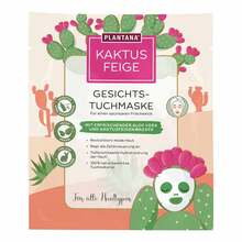 Abbildung: Plantana Kaktusfeige Gesichtstuchmaske mit Aloe Vera 1 St, Gesichtsmaske PZN 18487965 