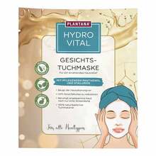 Abbildung: Plantana Hydrovital Ges.Tuchm.Panthenol&Hyaluron 1 St, Gesichtsmaske PZN 18487988 