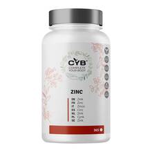 Abbildung: Cyb Zink 25 mg hochdosiert vegan Tabletten 365 St, Tabletten PZN 18492512 