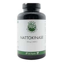 Abbildung: GREEN NATURALS Nattokinase 100 mg vegan Kapseln 365 St, Kapseln PZN 18497596 