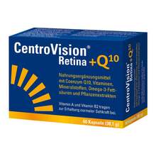Abbildung: Centrovision Retina + Q10 Kapseln 60 St, Kapseln PZN 18599500 