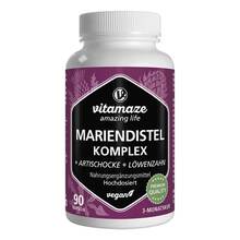 Abbildung: Mariendistel Komplex Artischocke + Löwenzahn veg.Kps 90 St, Kapseln PZN 18601102 