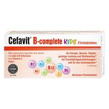 Abbildung: Cefavit B-complete Kids Filmtabletten 60 St, Filmtabletten PZN 18657373 