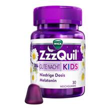 Abbildung: WICK ZzzQuil Gute Nacht Kids 30 St PZN 18664841 