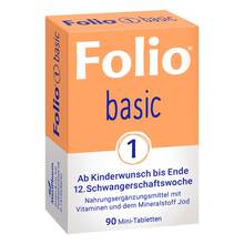 Abbildung: Folio 1 basic Filmtabletten 90 St, Filmtabletten PZN 18671338 