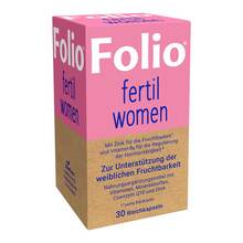 Abbildung: Folio fertil women Weichkapseln 30 St, Weichkapseln PZN 18671404 