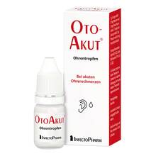 Abbildung: Otoakut 50 mg / g +   10 mg/g Ohrentropfen Lösung 10 g, Ohrentropfen PZN 18707705 
