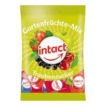 Abbildung: Intact Traubenzucker Beutel Gartenfrüchte-Mix 75 g, Bonbons PZN 18720640 