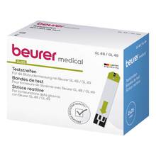 Abbildung: Beurer GL48 / GL49 Blutzucker Teststreifen 50 St, Teststreifen PZN 18730756 