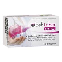 Abbildung: Beh Leber extra Kapseln 30 St, Kapseln PZN 18752999 