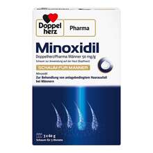 Abbildung: Minoxidil Doppelherzpharma Männer 50 mg / g Schaum 3X60 g, Schaum PZN 18754768 