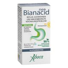 Abbildung: Neo Bianacid Lutschtabletten Zitronengeschmack 14 St, Lutschtabletten PZN 18758714 