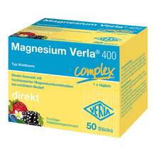 Abbildung: Magnesium Verla 400 Waldbeere Direkt-Granulat 50 St, Granulat PZN 18774179 