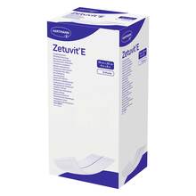 Abbildung: ZETUVIT E Saugkompressen unsteril 10x20 cm 50 St, Kompressen PZN 18774239 
