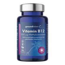 Abbildung: Gesund Leben Vitamin B12 Kapseln 90 St, Kapseln PZN 18805299 