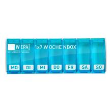 Abbildung: Wepa 1x7 Wochenbox UV-Schutz + türkis 1 St PZN 18877896 