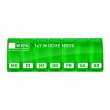 Abbildung: Wepa 1x7 Wochenbox UV-Schutz + grün 1 St PZN 18877904 