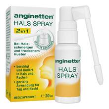 Abbildung: Anginetten Halsspray 2in1 Erwachsene  20 ml, Spray PZN 18878571 
