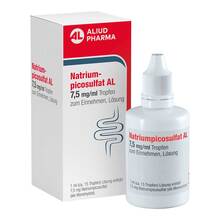Abbildung: Natriumpicosulfat AL 7,5 mg / ml Tropfen zum Einnehmen 50 ml, Tropfen zum Einnehmen PZN 18890796 