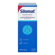 Abbildung: Silomat Hustenlöser Ambroxolhydrochlorid 30mg / 5ml 250 ml, Sirup PZN 18892565 