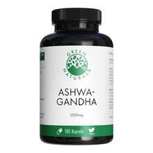 Abbildung: Green Naturals Ashwagandha 2500mg hochdos.veg.Kapseln  180 St, Kapseln PZN 18905440 